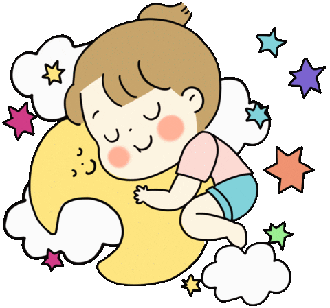 Good Night Stars Sticker by 大姚Dayao