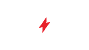 Lightning Bolt Art Sticker by Extreme Screen Prints