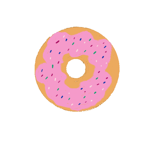 Donut Eating Sticker