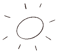 Sun 太陽 Sticker