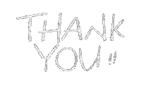 Thanks Lettering Sticker