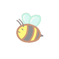 arttyemi aesthetic bee garden honey Sticker