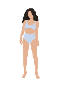 nekidswimwear summer beach bikini tan Sticker