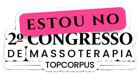 2 Congresso Topcorpus Sticker by Massagem TopCorpus