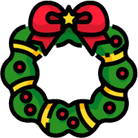 Happy New Year Christmas Sticker by Kigili