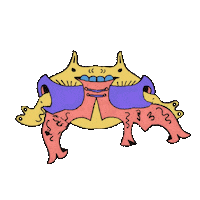 tomlehcstiw dance creature funketanke heliodband Sticker