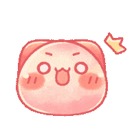 TONESHIEEE pink shocked orange spa Sticker