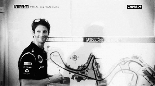 romain grosjean f1 GIF