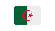 Flag Algeria Sticker by EmojiVid