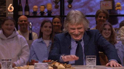 Johan Derksen Vi GIF by Vandaag Inside