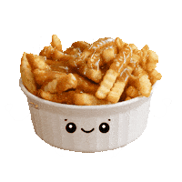 French Fries Hello Sticker by Chicken Delight
