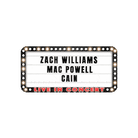 Zach Williams Cain Sticker by Awakening Events