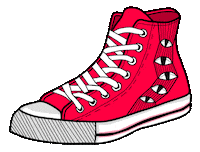 Fashion Converse Sticker by Jeff McCann