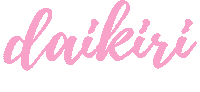 daikiri logo Sticker by Daikiri Bikinis