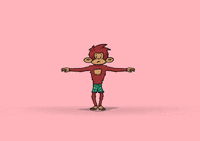 randomdesign wave robot monkey sketch GIF