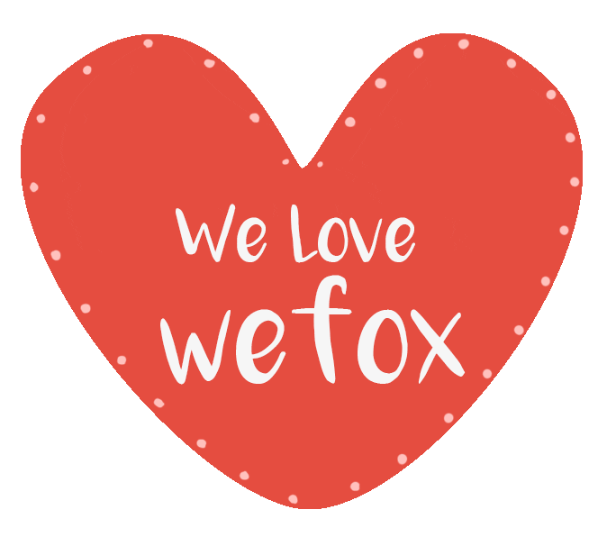 Welovewefox Sticker by wefox