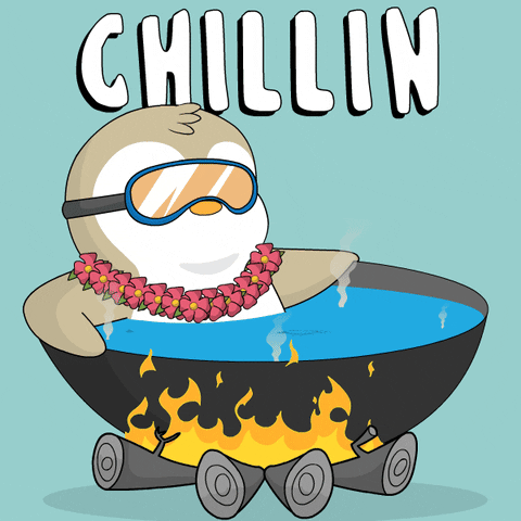 Relaxing Break Time GIF by Pudgy Penguins