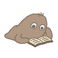 Reading 讀書 Sticker