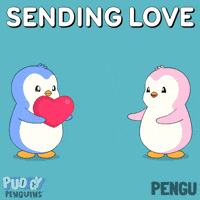I Love Ya GIF by Pudgy Penguins