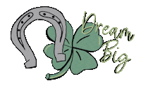 Horse Shoe Good Luck Sticker by SparksNBlings