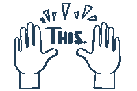 Praise Agree Sticker by DASH Carolina