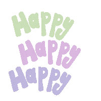 Happy Pink Sticker