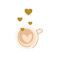 Cutecoffee Lattecoffee Sticker