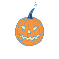 BellabuBear halloween pumpkin bellabu bellabubear Sticker