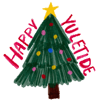 Happy Christmas Tree Sticker by Astromistica