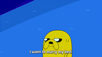 Tired Adventure Time GIF