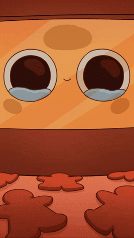 Christmas Gingerbread GIF by Sad Nuggie
