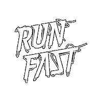 runfasteam running run trail maratona Sticker