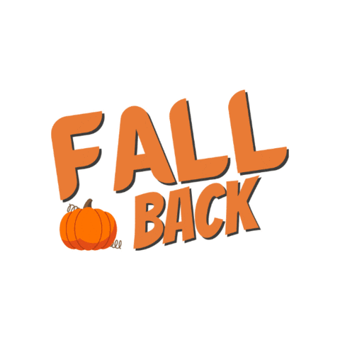 Fall Back Wake Up Sticker by D-Wayne