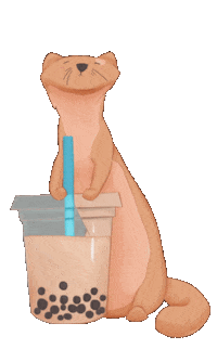 Happy Bubble Tea Sticker