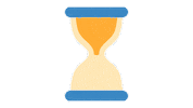 emojivid emoji emojivid hourglass objects Sticker