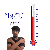 Fourteen Degrees Sticker