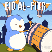 Pray Hari Raya GIF by Pudgy Penguins