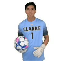 Clarke Mens Soccer Sticker by Clarke University