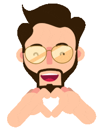 Emoji Glass Sticker by yogomotion