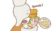 DuckyGreg phone duck call piggy Sticker