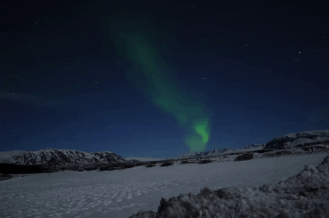 madeleinebani giphygifmaker auroraborealis GIF
