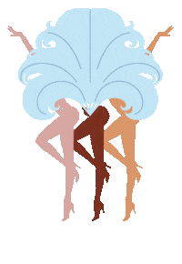 cabaretdiversity cabaret moulin rouge showgirls showgirl Sticker