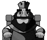 Clash Royale King Sticker