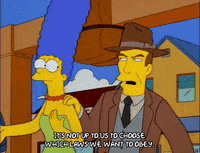 marge simpson detective GIF