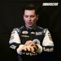 brennan poole nascar driver reactions GIF by NASCAR