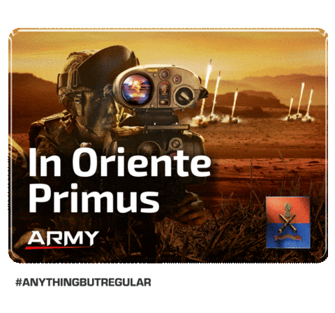 Gunner Artillery Sticker by Our Singapore Army
