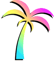 Palm Tree Summer Sticker by Matt Crump