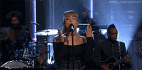 ariana grande singing GIF by The Tonight Show Starring Jimmy Fallon