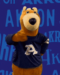 Kiss GIF by The University of Akron