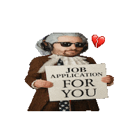 Get A Job Sticker